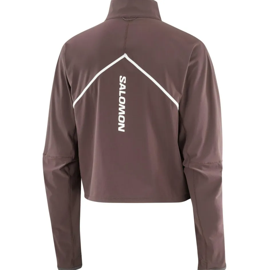 Salomon Laufbekleidung|Shirts, Hemden & Longsleeves-- Women's Sense Aero Hybrid Cropped - Laufshirt