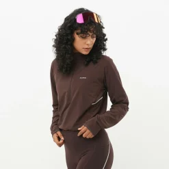 Salomon Laufbekleidung|Shirts, Hemden & Longsleeves-- Women's Sense Aero Hybrid Cropped - Laufshirt