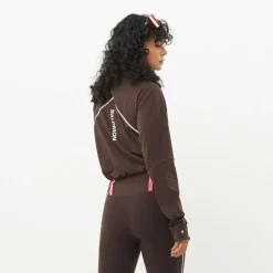 Salomon Laufbekleidung|Shirts, Hemden & Longsleeves-- Women's Sense Aero Hybrid Cropped - Laufshirt
