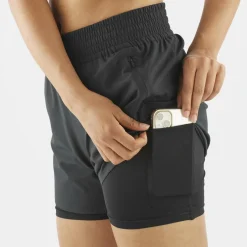 Salomon Laufbekleidung|Hosen-- Women's SHKout Core 2in1 4 - Laufshorts