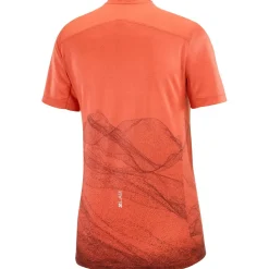Salomon - Women's S/Lab Ultra Print - Laufshirt Burnt Sienna Best