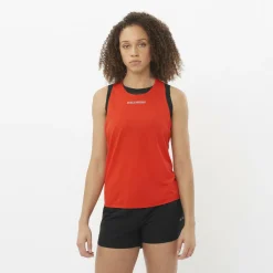 Salomon - Women's S/Lab Speed - Tank Top Fiery Red Outlet