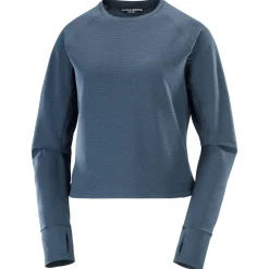 Salomon - Woen' ntia ightwar Crew Neck - Feecepuover