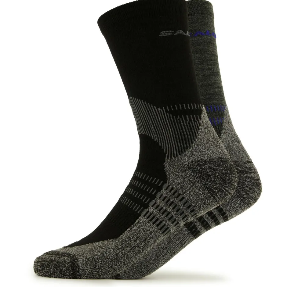 Salomon Wandersocken|Socken-- X Ultra Access Crew 2-Pack - Wandersocken