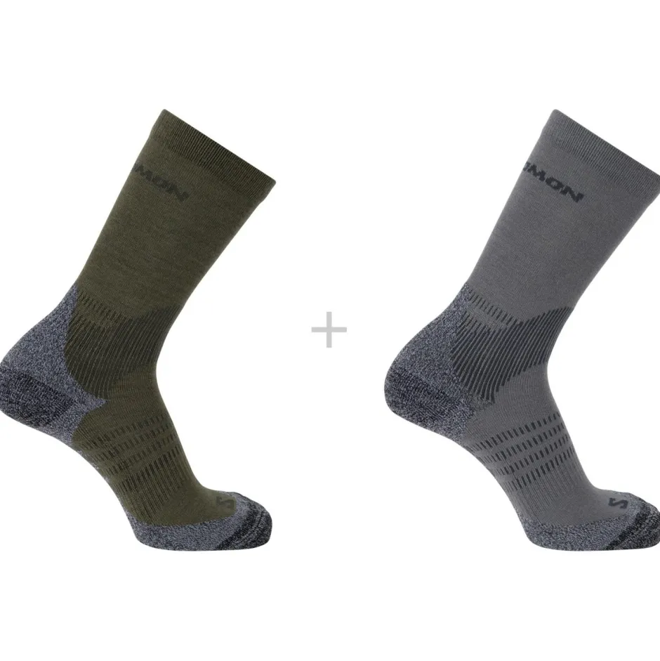 Salomon Wandersocken|Socken-- X Ultra Access Crew 2-Pack - Wandersocken