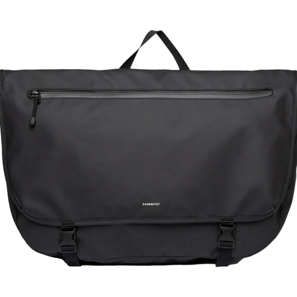 Sandqvist - Stream Messenger - Umhängetasche Black Outlet