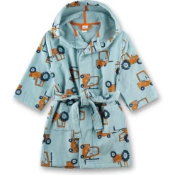 Sanetta Bademode|Alltagsbekleidung-- Kid's Bathrobe AOP 233651 - Bademantel Blue Pale