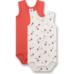 Sanetta - Girl's Doppelpack Body 0/0 - Alltagsunterwäsche White Pebble Outlet