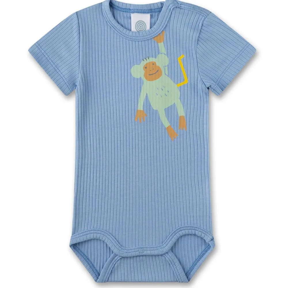 Sanetta - Kid's Body 1/2 Uni with Motif - Alltagsunterwäsche Lilyblue Clearance