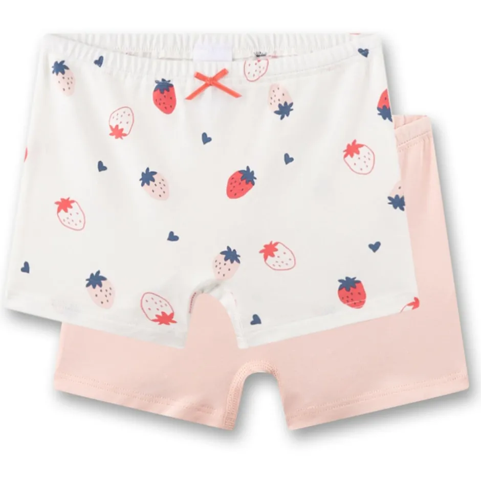 Sanetta Alltagsbekleidung|Unterwäsche-- Kid's Doppelpack Short - Unterhose White Pebble
