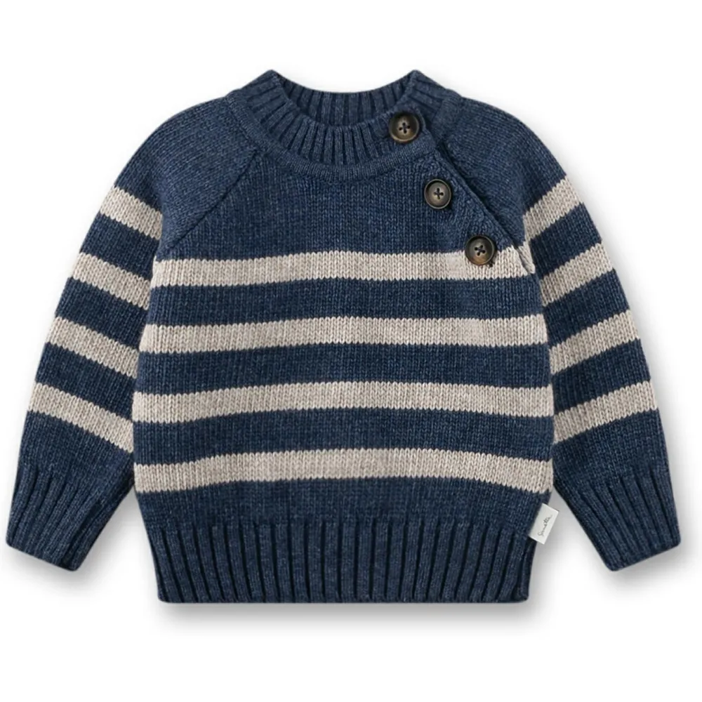 Sanetta - Kid's Pullover DG 12250 - Pullover Blue Night Online