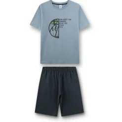 Sanetta - Kid's Pyjama 1/2 246167 - Alltagsunterwäsche Ashley Blue Clearance