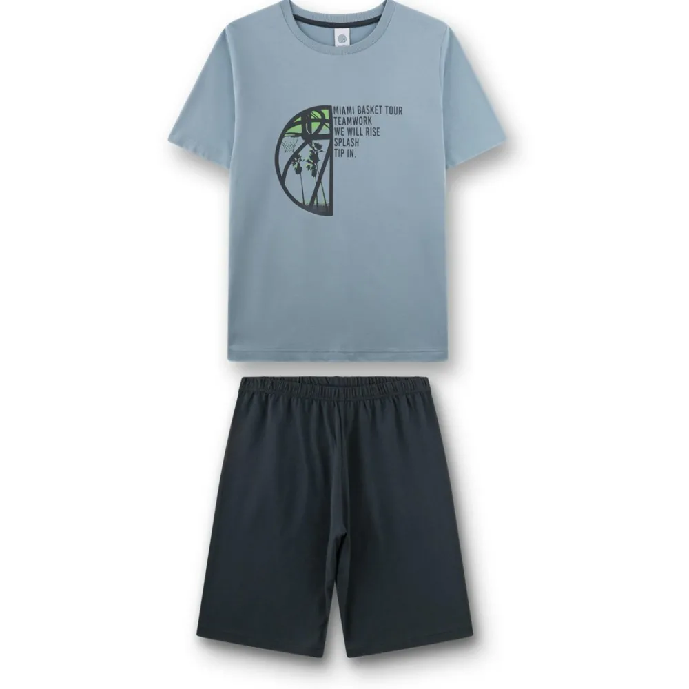 Sanetta - Kid's Pyjama 1/2 246167 - Alltagsunterwäsche Ashley Blue Clearance