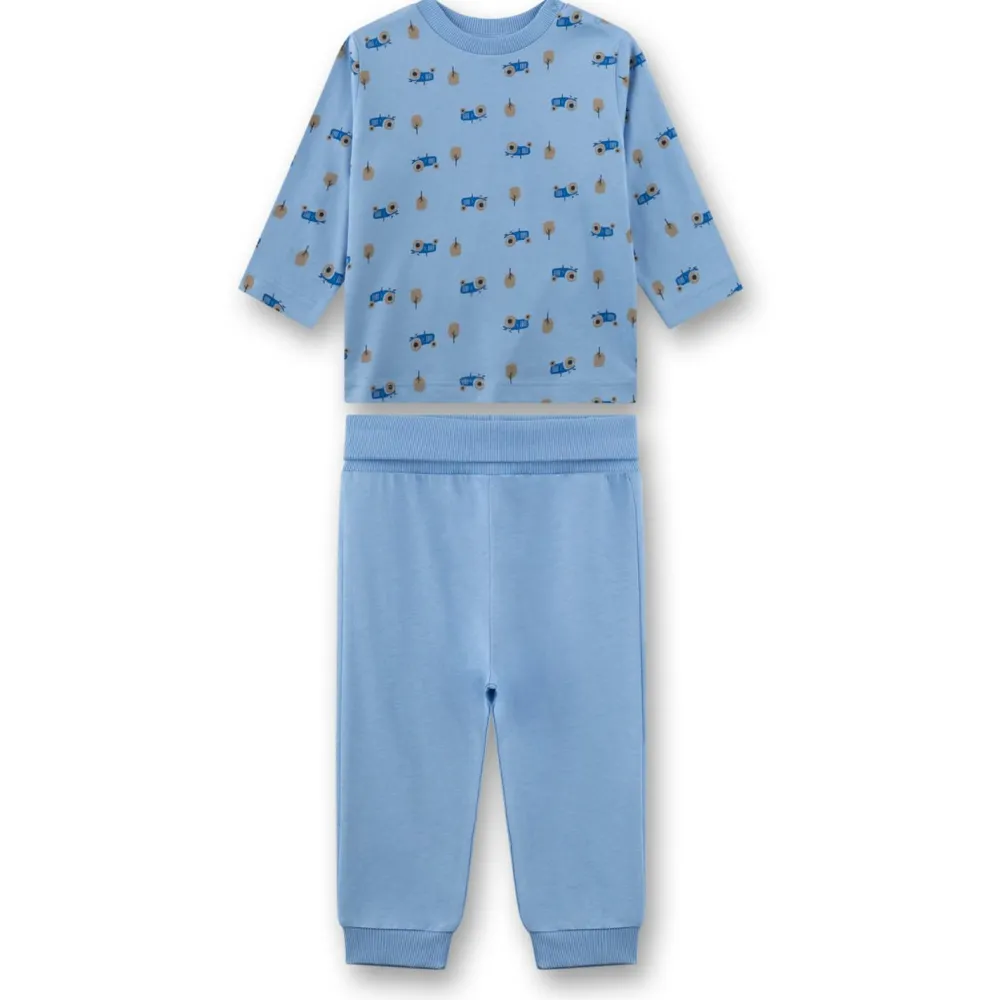 Sanetta - Kid's Pyjama 1/1 222322 - Alltagsunterwäsche Lily Blue New