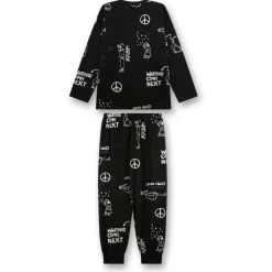 - Kid's Pyjama Long AOP 245916 - Schlafanzug < Sanetta Outlet