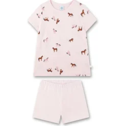 Sanetta Alltagsbekleidung|Unterwäsche-- Kid's Pyjama Short AOP 233565 - Schlafanzug Rosa