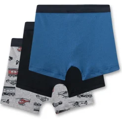 Sanetta - Kid's Set Shorts 337306 3-Pack - Unterhose Bright Grey Melange