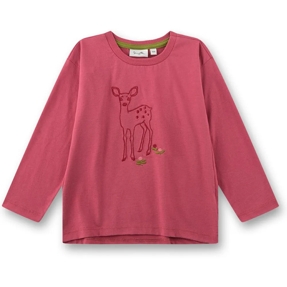 Sanetta - Kid's Shirt 12187 - Longsleeve Rose Wine Outlet