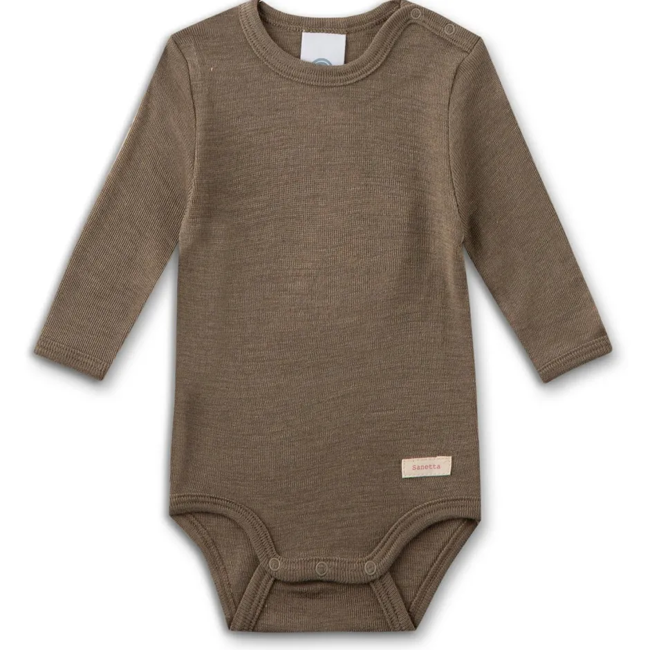 Kinder Sanetta - Kid's Wool Body L/S - Merinounterwäsche