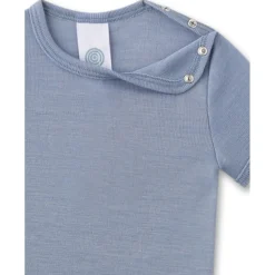 Sanetta - Kid's Wool Body S/S - Merinounterwäsche New