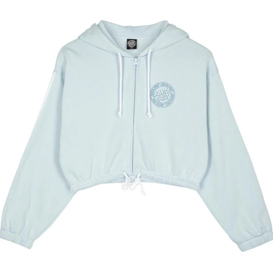 Santa Cruz Fitnessbekleidung|Pullover & Hoodies-- Women's Check Outline Ringed Dot Zip - Sweat- & Trainingsjacke Fresh Blue