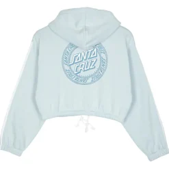 Santa Cruz Fitnessbekleidung|Pullover & Hoodies-- Women's Check Outline Ringed Dot Zip - Sweat- & Trainingsjacke Fresh Blue
