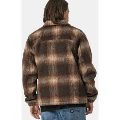 Santa Cruz Jacken|Alltagsbekleidung-- Hideout Jacket - Fleecejacke Brown Check