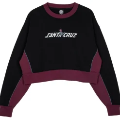 Santa Cruz - Women's Flourish Strip Crew - Pullover