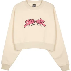 Santa Cruz Pullover & Hoodies|Alltagsbekleidung-- Women's Winkowski 8Baller Strip Crew - Pullover Chalk