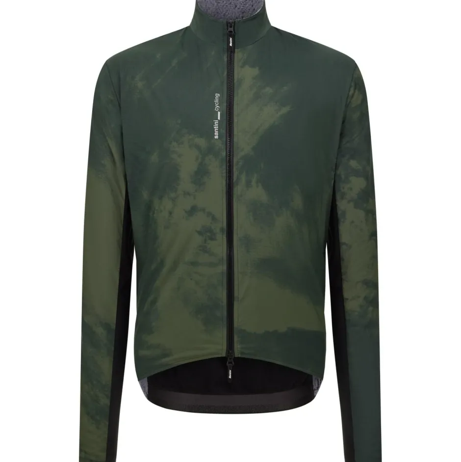 Santini Fahrradbekleidung|Fahrradjacken-- Alpha Insulated Jacket - Fahrradjacke Verde Militare
