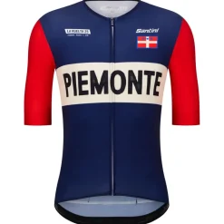 Santini Fahrradbekleidung|Radtrikots-- La Vuelta Grand Salida Piemonte Jersey - Radtrikot Print