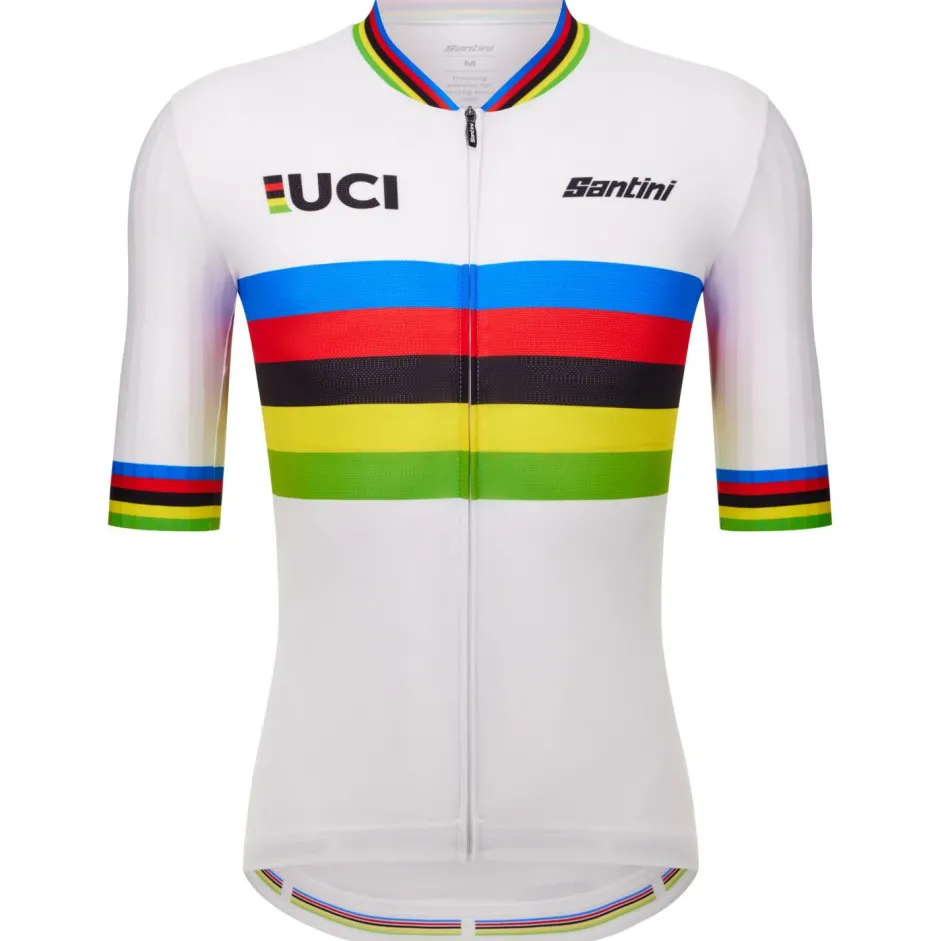 Santini Fahrradbekleidung|Radtrikots-- UCI World Champion Jersey - Radtrikot