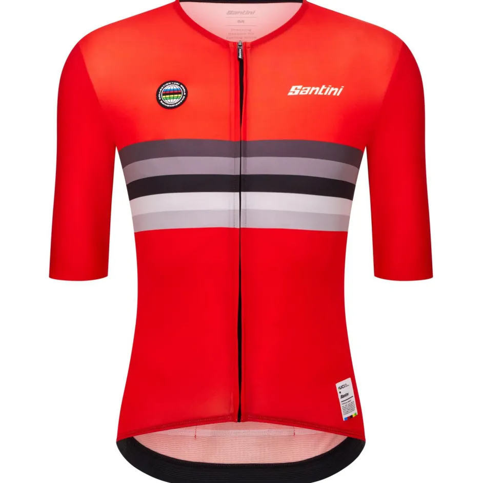Santini Fahrradbekleidung|Radtrikots-- UCI World Champion Jersey - Radtrikot