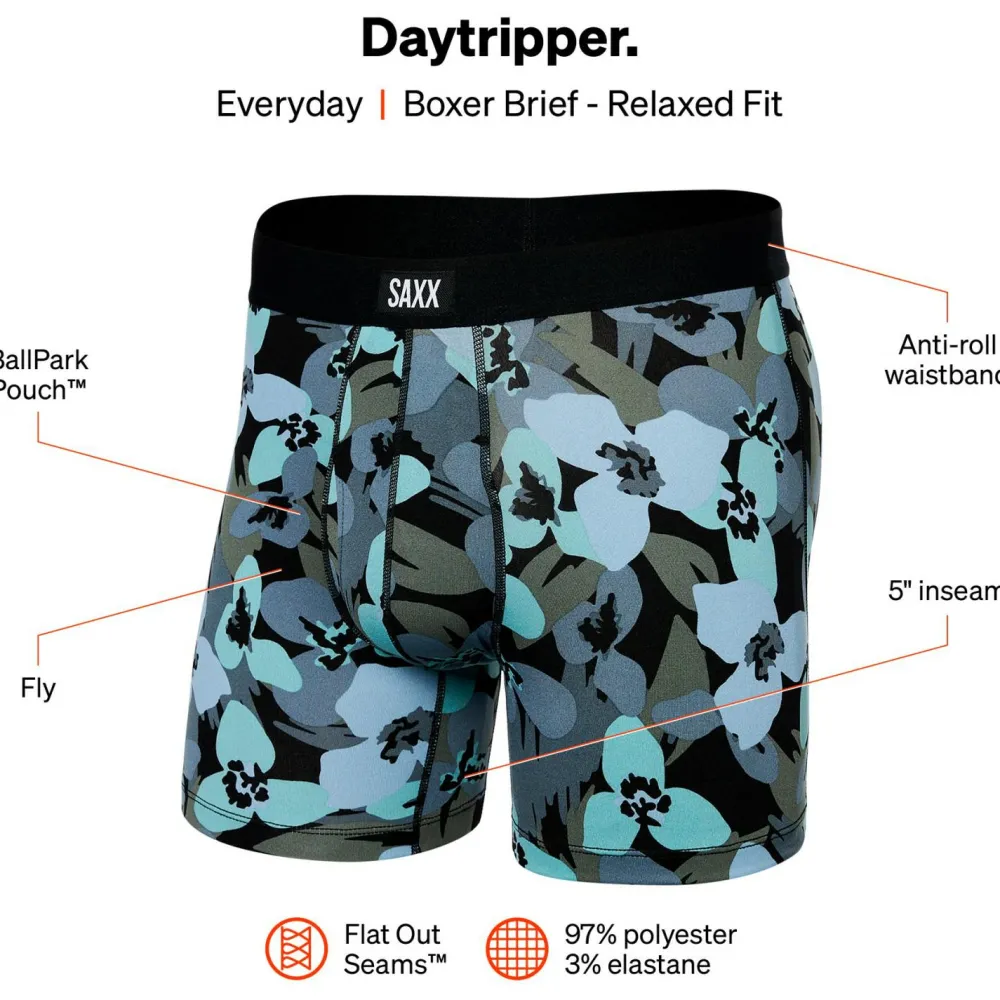 Saxx - Daytripper Boxer Brief Fly - Kunstfaserunterwäsche Discount