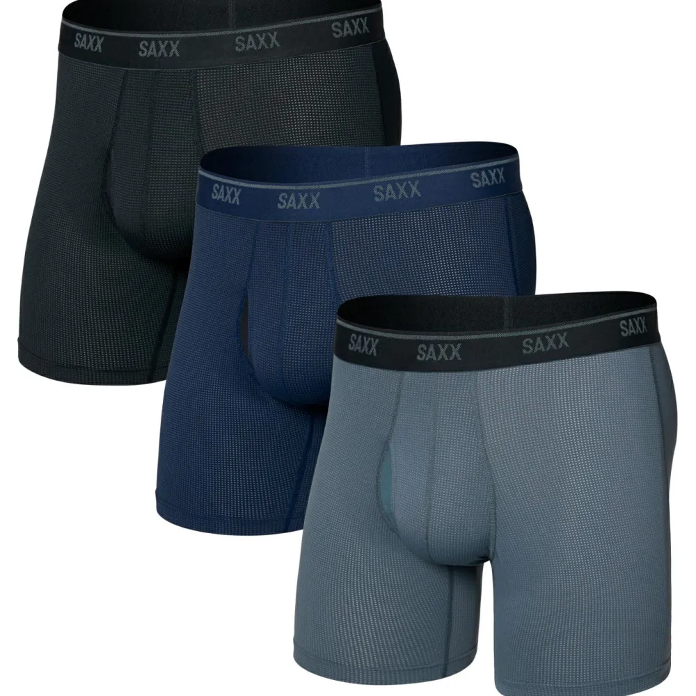 - Quet Quick-Dry eh Boxer Brief Fy 3-Pack - Kuntfaerunterwäche < Saxx Discount