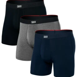 Saxx - Vibe Xtra Boxer Brief Fly 3-Pack - Kunstfaserunterwäsche Discount