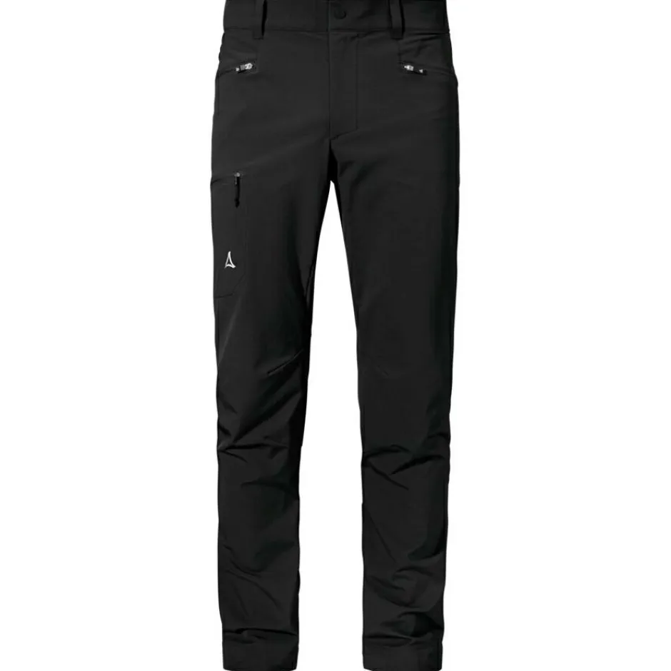 Schu00f6ffel Wanderbekleidung|Hosen-Schöffel - Pants Style Blaueis - Softshellhose Black