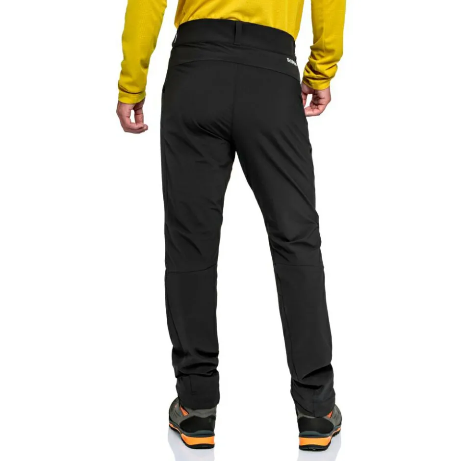 Schu00f6ffel Wanderbekleidung|Hosen-Schöffel - Pants Style Blaueis - Softshellhose Black