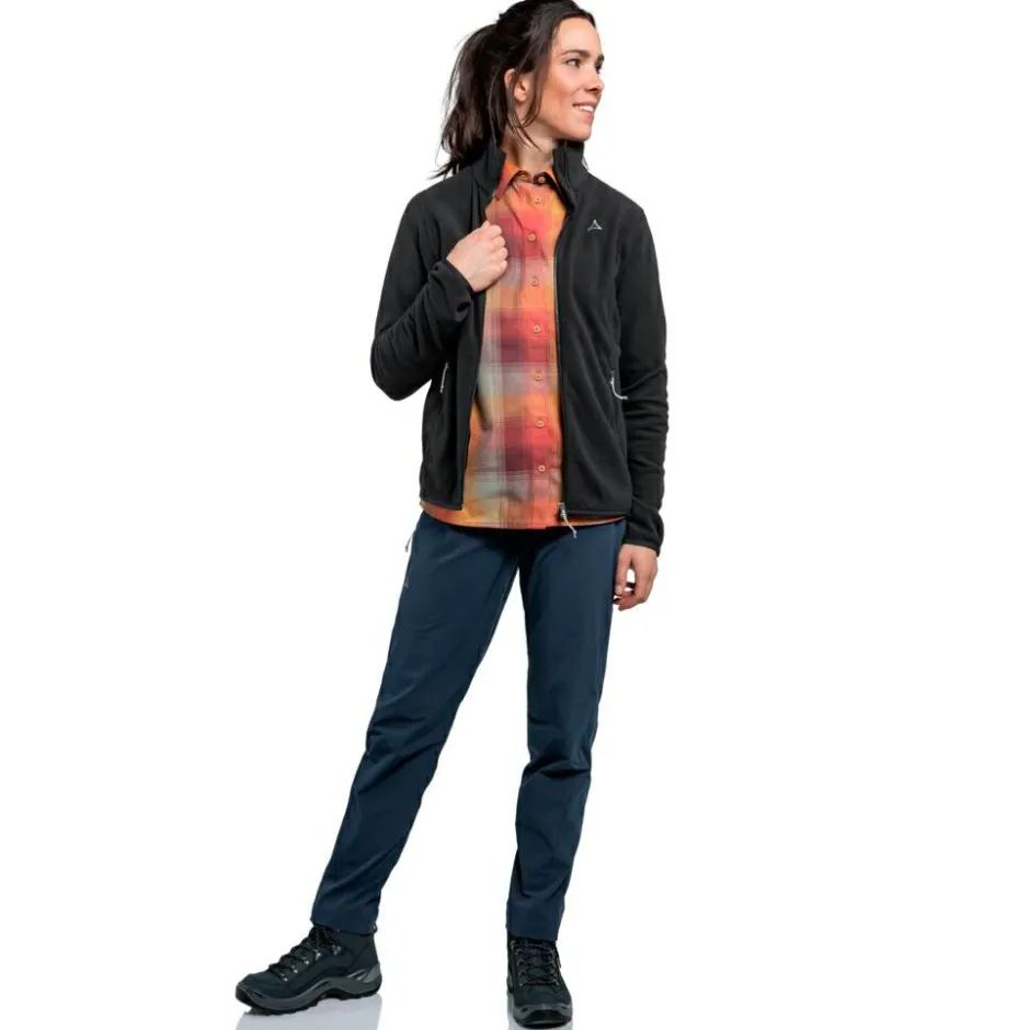 Schu00f6ffel Trekkingbekleidung|Jacken-Schöffel - Women's Fleece Jacket Ash - Fleecejacke