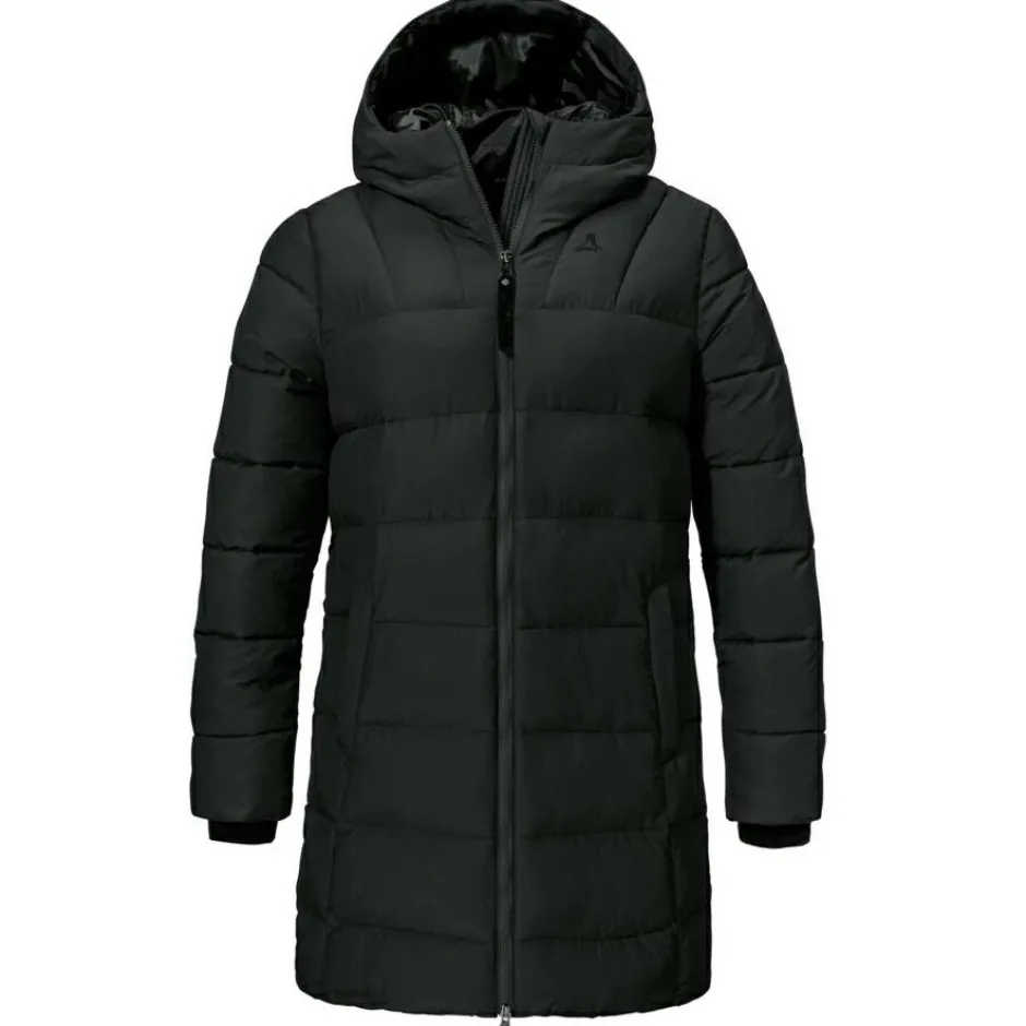 Schu00f6ffel Alltagsbekleidung|Daunenjacken-Schöffel - Women's Insulated Parka Boslix - Mantel