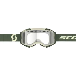 Scott Fahrradbekleidung|Brillen-- Fury Enduro S1 - Goggles Kaki Green / Glas: Clear