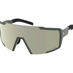 Scott Fahrradbekleidung|Fahrradbrillen-- Sunglasses Shield Compact S2 - Fahrradbrille Kaki Green / Glas: AMP White Chrome