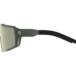 Scott Fahrradbekleidung|Fahrradbrillen-- Sunglasses Shield Compact S2 - Fahrradbrille Kaki Green / Glas: AMP White Chrome