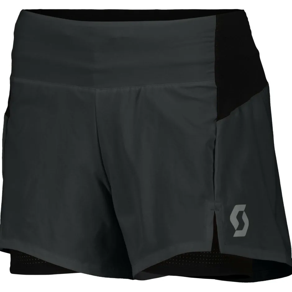 Scott Laufbekleidung|Hosen-- Women's Hybrid Shorts Endurance Tech - Laufshorts Black