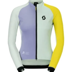 Scott Fahrradbekleidung|Radtrikots-- Women's Jacket RC Pro Warm GTX - Radtrikot Fresh Green / Heather Purple