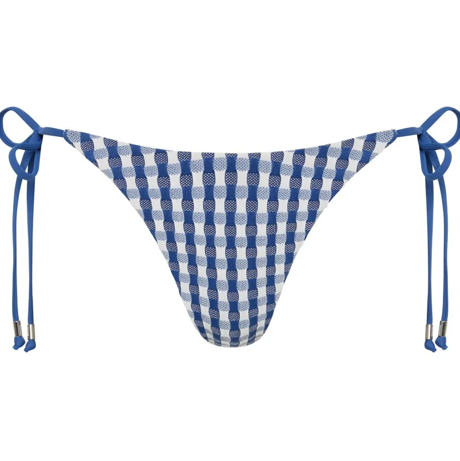 Seafolly Bademode-- Women's Bella Tie Side Rio Pant - Bikini-Bottom Ultramarine