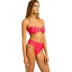 - Women's Coastline Ring Front Bandeau - Bikini-Top < Seafolly Best