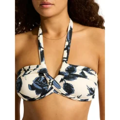 - Women's Secret Garden Halter Bandeau - Bikini-Top < Seafolly New