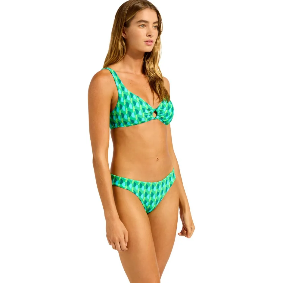 Seafolly Bademode-- Women's Sorrento Ring Front Tank - Bikini-Top