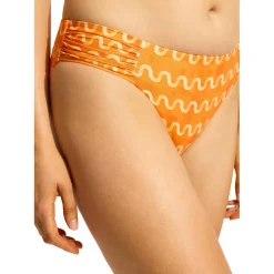 - Women's Soundwave Ruched Side Retro Pant - Bikini-Bottom < Seafolly Discount